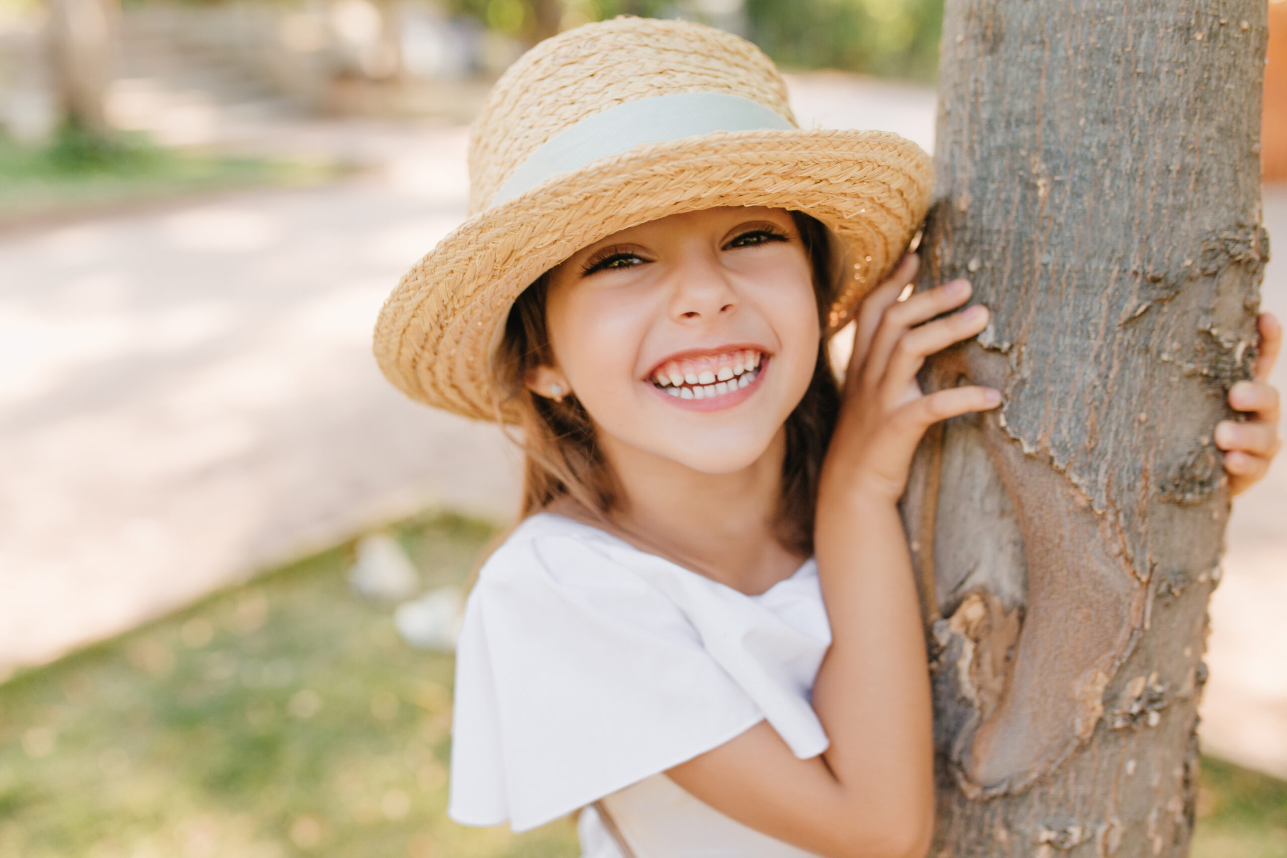 Happy child patient at Granville Dental